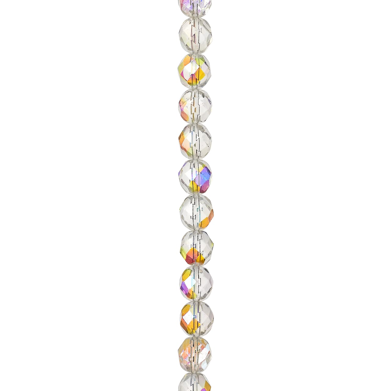 Crystal Czech Glass Faceted Beads, 8mm by Bead Landing&#x2122;